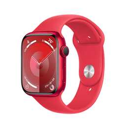 APPLE Watch Series 9 GPS (45 mm, Aluminium, (PRODUCT)RED, M/L)