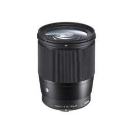SIGMA 16mm F/0-1.4 (M43-Mount, Schwarz)