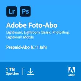 ADOBE ESD Creative Cloud Photography Plan (Licenza annuale, 12 Mesi, Tedesco)