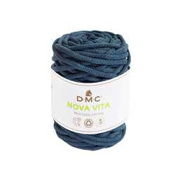 RICO DESIGN Corda macramè Nova Vita (250 g, Grigio, Blu)
