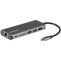 STARTECH.COM Dockingstation (HDMI, 2 x USB 3.0 Typ-A, RJ-45 (LAN))