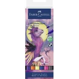 FABER-CASTELL Wasserfarben Marker Fantasy (Mehrfarbig, 6 Stück)