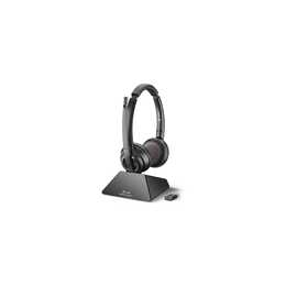 HP Office Headset Poly Savi 8220 (On-Ear, Kabellos, Schwarz)