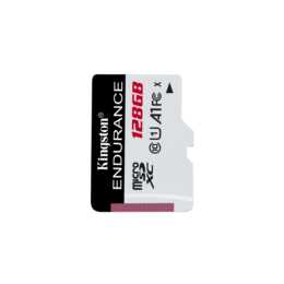 KINGSTON TECHNOLOGY MicroSDXC UHS-I Endurance (UHS-I Class 1, Class 10, A1, 128 GB, 95 MB/s)