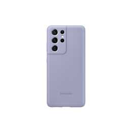 SAMSUNG Backcover Silicone Cover (Galaxy S21 Ultra, Violett)