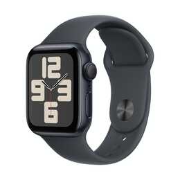 APPLE Watch SE 2024 GPS (40 mm, Aluminium, Minuit, S/M)