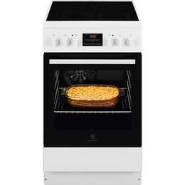 ELECTROLUX Kochherd mit Kochfeld FEH5LV104 (Freistehend, CH-Norm 55 cm, 57 l)