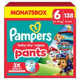 PAMPERS Baby-Dry Pants Paw Patrol X-Large T. 6 (138 pezzo)