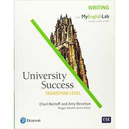 University Success Writing, Transition Level, with MyEnglishLab