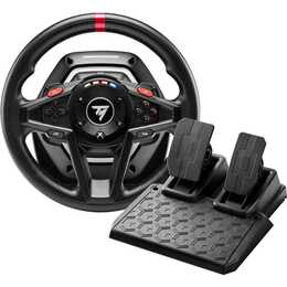 THRUSTMASTER T128 SimTask Lenkrad & Pedale Set (Schwarz)