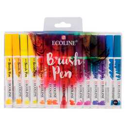 TALENS Ecoline Tuschestift (Mehrfarbig, 30 Stück)