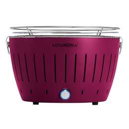 LOTUSGRILL Original Gril à charbon de bois (Violet prune)