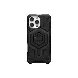 URBAN ARMOR GEAR Etui debout MagSafe Monarch Pro (iPhone 16 Pro Max, Carbone, Noir)