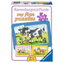 RAVENSBURGER Tiere Puzzle (2 x 6 x)