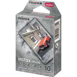 FUJIFILM Stone Gray Sofortbildfilm (10 Shots, Instax Mini)
