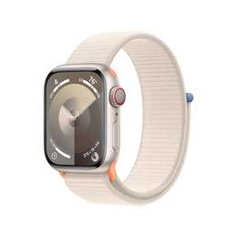 APPLE Watch Series 9 GPS + Cellular (41 mm, Aluminium, Polarstern)