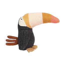 OYOY Toucan (22 cm, Orange, Noir, Multicolore)