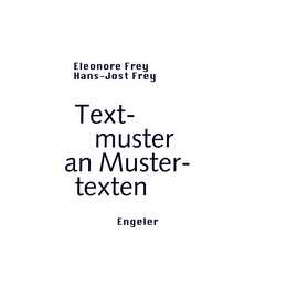 Textmuster an Mustertexten