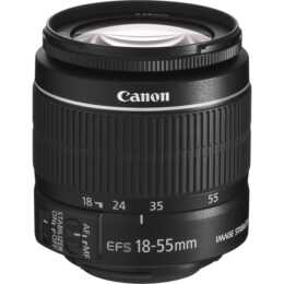 CANON 18-55mm F/3.5-5.6 (EF-S-Mount, Noir)