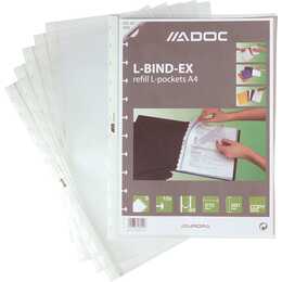 ADOC Cartellina trasparente (Transparente, A4, 5 pezzo)