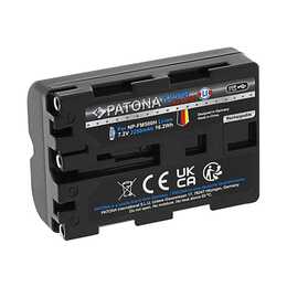 PATONA Sony NP-FM500H Kamera-Akku (Lithium-Ionen, 2250 mAh)