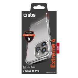 SBS Backcover Extreme X4 (iPhone 14 Pro, Transparent)