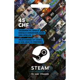 Steam Wallet Card CHF 45
