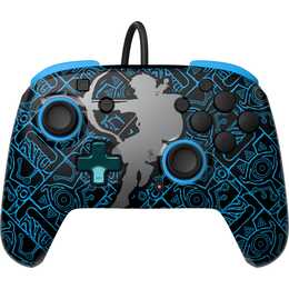 PDP Rematch Manette (Noir, Bleu)