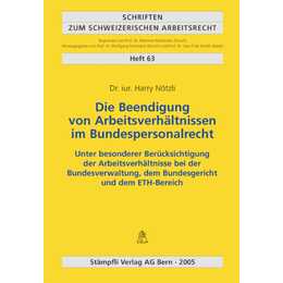 Die Beendigung von Arbeitsverhältnissen im Bundespersonalrecht
