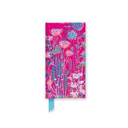 FLAME TREE Carnets Schmales Hardcover-Notizbuch: Lucy Innes Williams, Pinkfarbenes Gartenhaus (8 x 15.2 cm, Ligné)