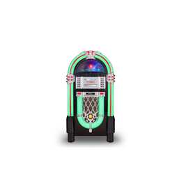 NOXON Jukebox (Silber, Schwarz, Mehrfarbig, Bluetooth, CD)
