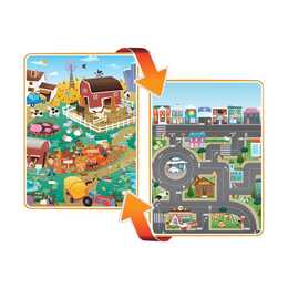 PRINCE LIONHEART Tapis de jeu (Ville, 180 x 200 cm)