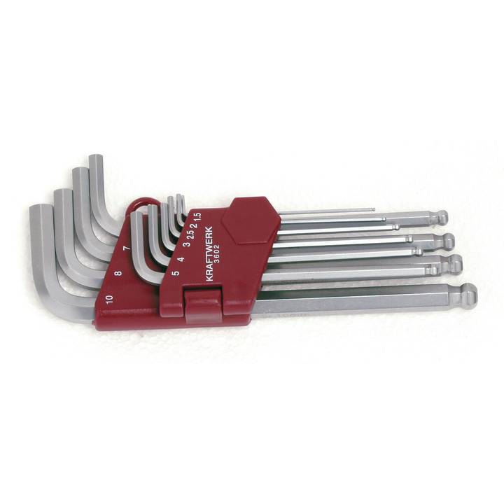KRAFTWERK Stiftschlüssel-Set 1.5-10 mm