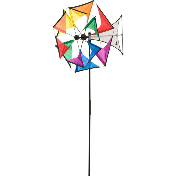 INVENTO-HQ Ruota a vento Mini Duett Rainbow (Multicolore, 42 cm x 102 cm)
