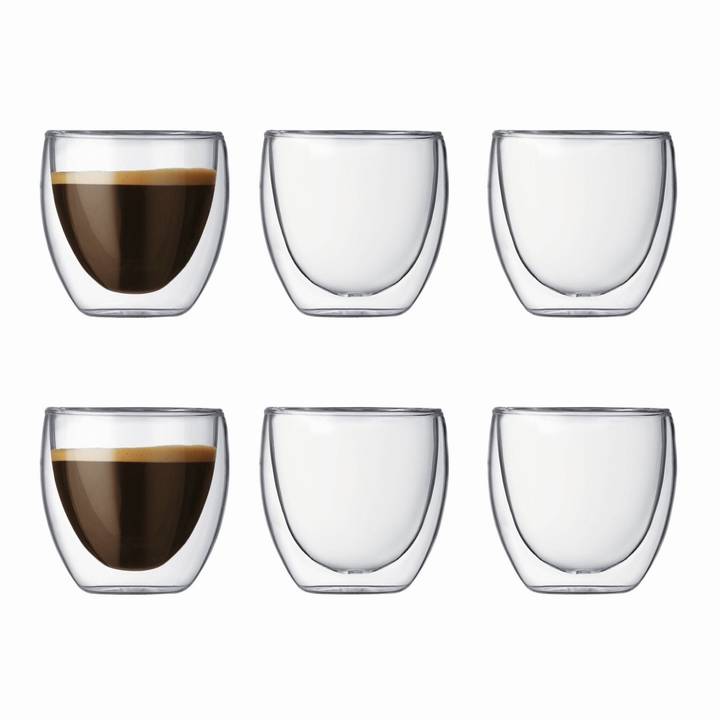 BODUM Espressoglas Pavina (0.08 l, 6 Stück)