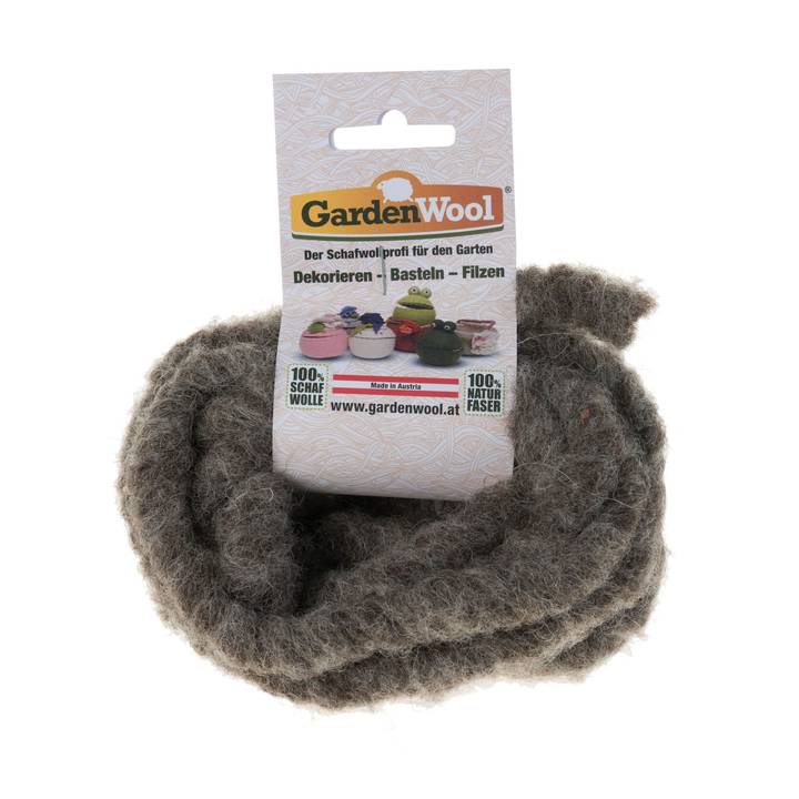 Cordino in lana GARDENWOOL, grigio, 30 cm