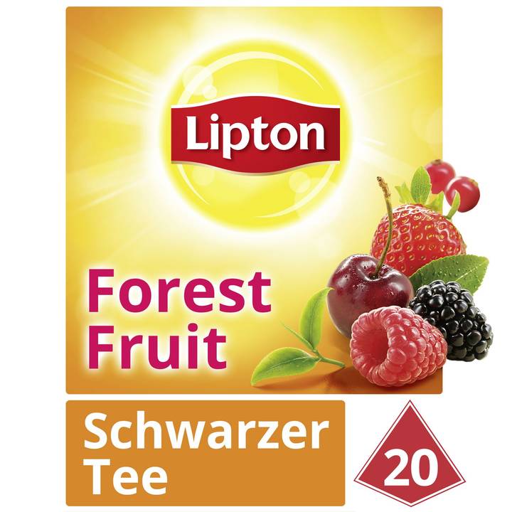 LIPTON Forest Fruit Teebeutel Schwarztee (20 Stück)