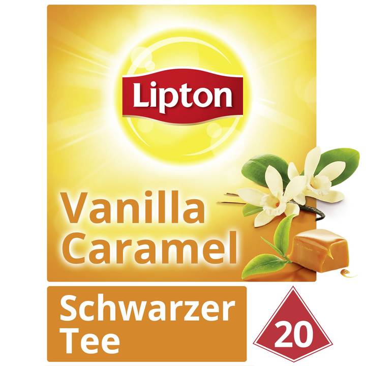 LIPTON Bustine di té Tè nero Vanilla Caramel (20 pezzo)