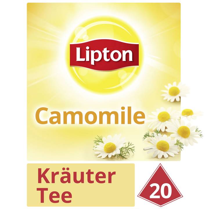 LIPTON Bustine di té Tè all'erbe Camomile (20 pezzo)