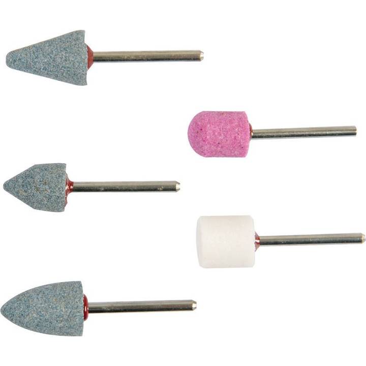 Set di accessori KWB mole abrasive in miniatura