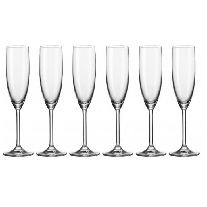 Set bicchieri da champagne LEONARDO Daily 2 dl, 6 pezzi