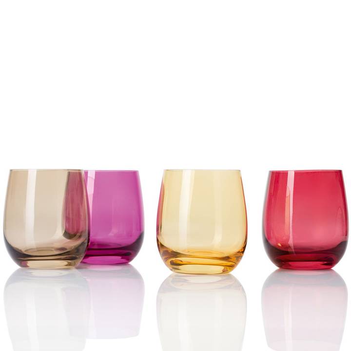 LEONARDO set de verre à boire Sora, 360 ml couleurs assorties, 6 pièces