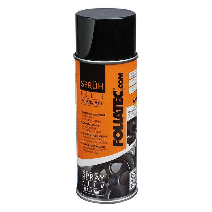 Pellicola spray FOLIATEC, Мatt Black, 400 ml