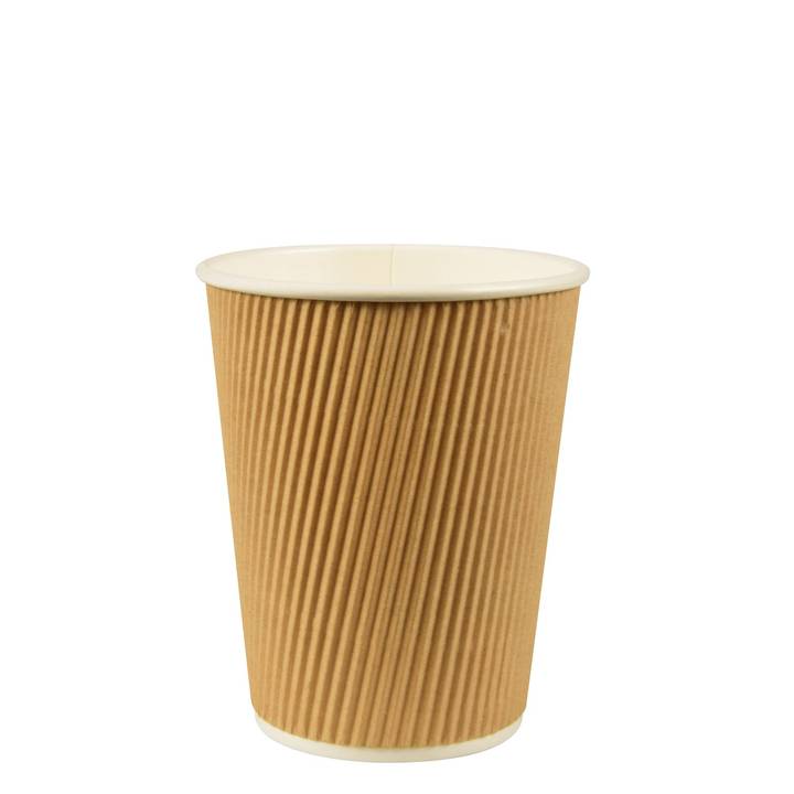 Tasse à café PAPSTAR Ripple 2 dl, 25 pièces