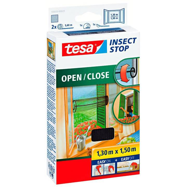 TESA Fliegengitter Insect Stop (1,3 x 1,5 m)
