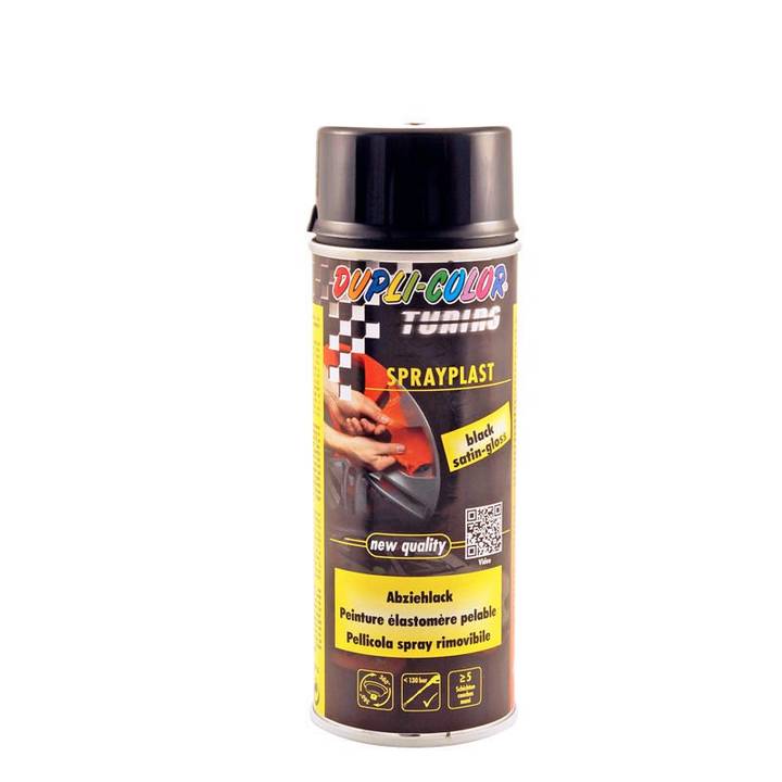 DUPLI-COLOR Spray Glossy Foil Set, 400 ml, noir, 2 pcs.