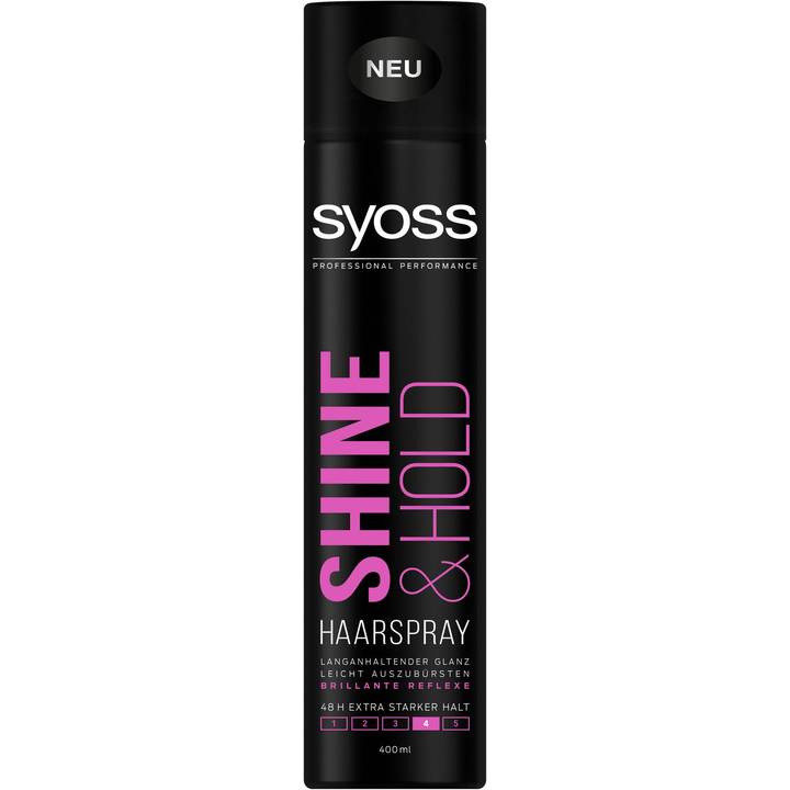 SYOSS Haarspray SHINE - HOLD 400 ml