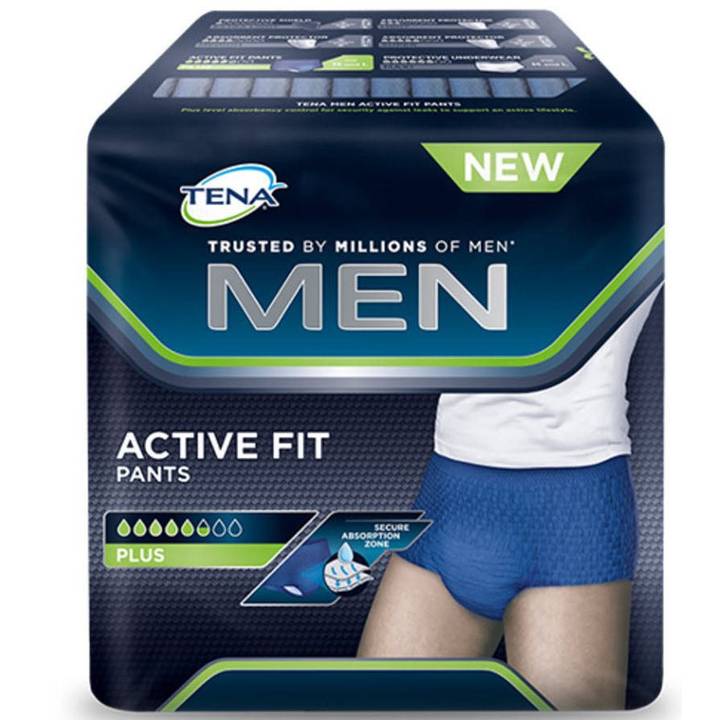 Pantalon pour incontinence TENA Hommes Active Fit Plus Large pour incontinence