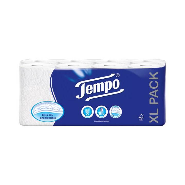 TEMPO Toilettenpapier 3-lagig Weiss
