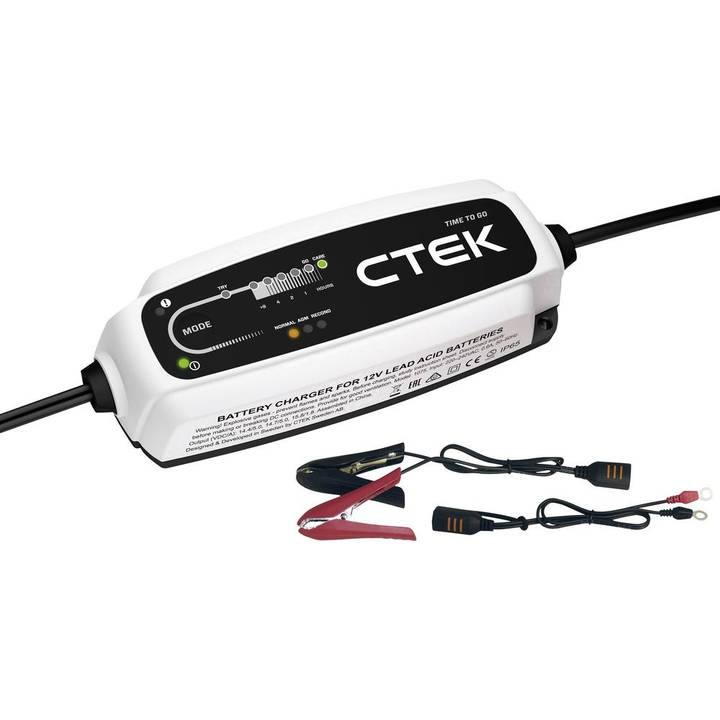 CTEK CT5 TIME TO GO Chargeur de batterie, 5 A, 12 V